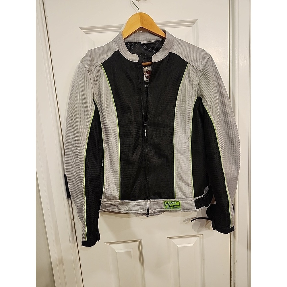 Harley-Davidson Mesh‎ Motorcycle Jacket with Neon Accents